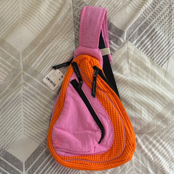 Free People Pink and Orange Backpack main image 2